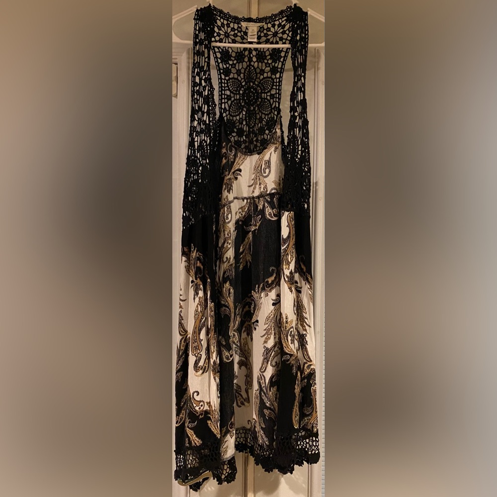 EUC  EST. 1946 sleeveless boho duster. SZ M